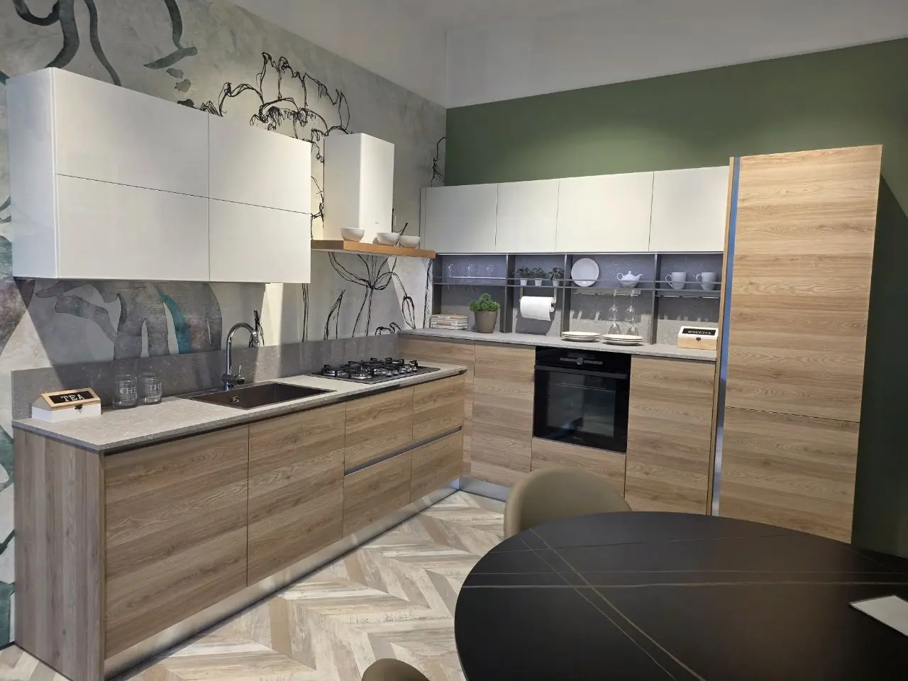 Cucina Outlet Veneto Mobili modello Zante Tiffany